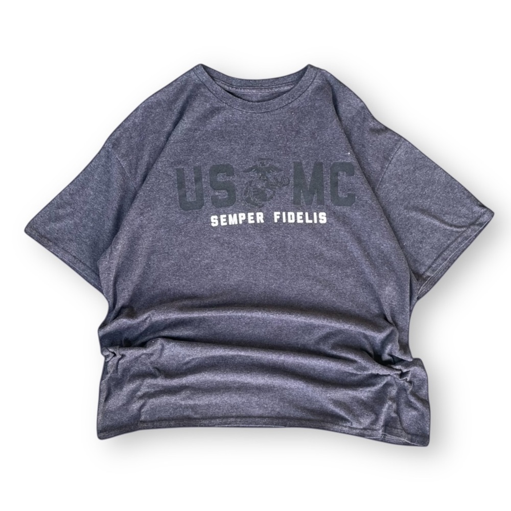 Vintage Gray Semper Fidelis Grey Tee